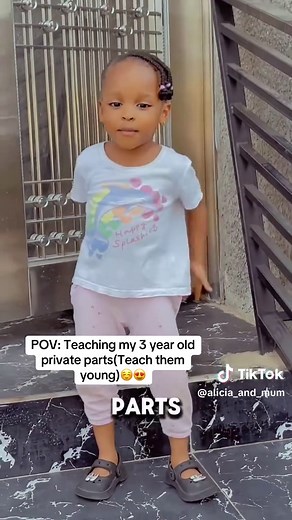 Teach Kids Private Parts: