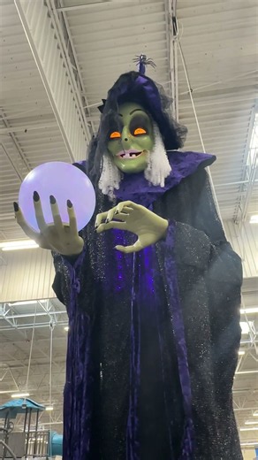 Halloween 2026 Animated Witch with Crystal Ball members mark