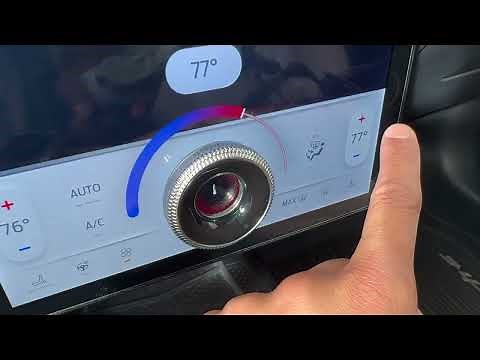 How To Control The Air Conditioning And Heating In Mustang Mach E, Heated Seats & Steering Wheel!
