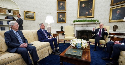 Biden, McCarthy meet over debt limit