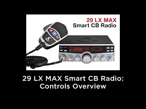 Cobra 29 LX Max Smart CB Radio: Controls Overview