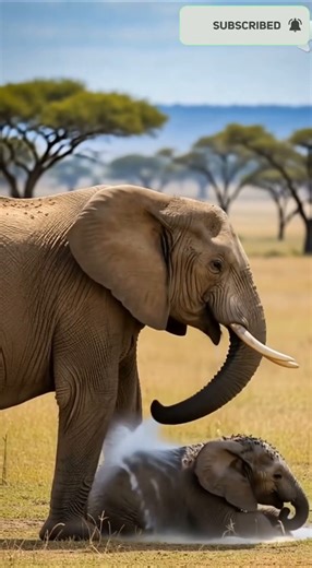 Brave Elephant Mom Saves Her Baby from a Bee Attack 😭 | Heartwarming Animal Rescue #elephant