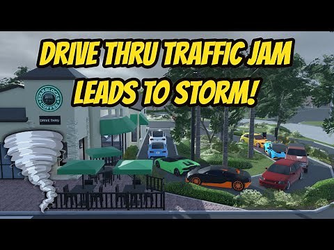 Southwest, Florida Roblox l Starblox Drive Thru *TRAFFIC JAM STORM* RP