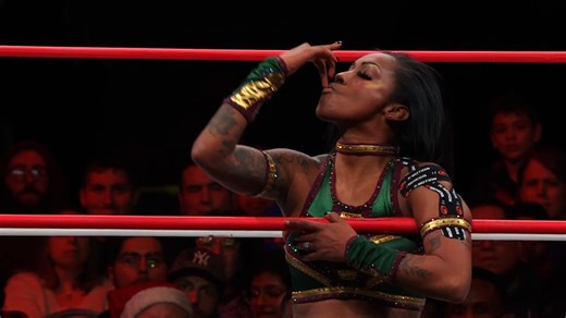 #ROH Women's World TV Champion Red Velvet delivers a seriously tasty attack! 🧑‍🍳 📺 youtu.be/WUrkyEEu9Hk | Ring of Honor Wrestling