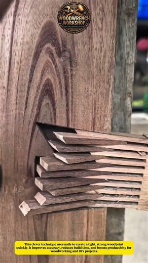 Perfect Wood Joinery Hack Using Nails You Need to Try!