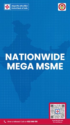 Boost your business this August! Get instant MSME loans with the lowest ROI from 8%*, and 50% off processing charges until 31st August 2025. #CentralBankOfIndia #MSMELoans #CentBusinessLoan #EmpoweringMSMEs | Central Bank of India