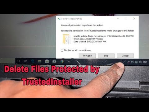 How Solved Files And Folder Are Not Delete Files Protected by TrustedInstaller Problem in Windows