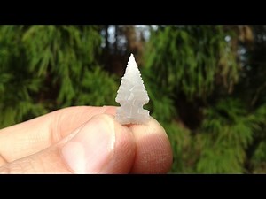 Making Tiny (but Deadly) Stone Arrowheads (HD)