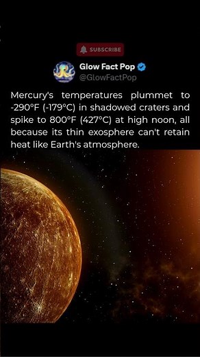 Mercurial Swings: Mercury Endures Temperature Fluctuations from -290°F to 800°F