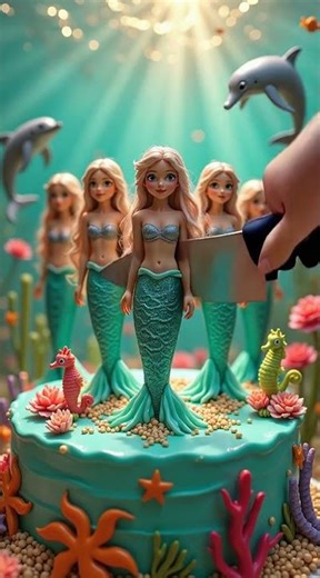 Most Magical Mermaid Cake 2025 – Too Pretty to Cut! 🧜‍♀️✨