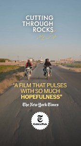 For Your Consideration | Best Documentary Feature Sara Khaki and Mohammadreza Eyni's CUTTING THROUGH ROCKS is a New York Times Critics' Pick! "[Sara Shahverdi's] steeliness and strength are magnificent, but it’s her equanimity that delivers the film’s most powerful jolt." See it at a theater near you — gandomproduction.com/cutting-through-rocks | Cutting Through Rocks - اوزاک یوللار