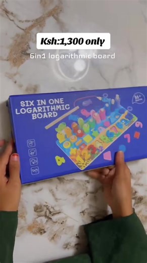 6-in-1 Logarithmic Learning Board for Kids