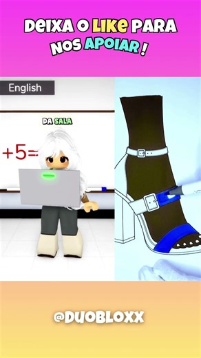 eu fiquei APAIXONADA pelo VALENTÃO DA ESCOLA #roblox