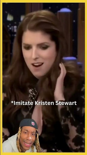 Anna Kendrick's Hilarious Kristen Stewart Impression 😂 #shorts #annakendrick
