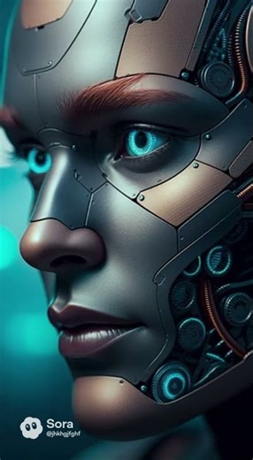 Cyberpunk Robot in Neon Rainy City | Sci-Fi Cinematic