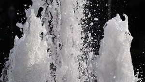 Spring water in sun light, slow motion footage. Stock Video