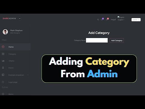 Adding Category Data in Laravel Project | Laravel Library Project Tutorial