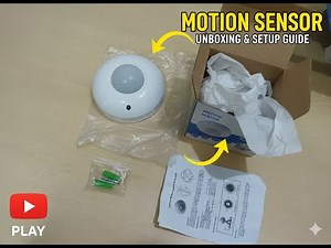 PIR Motion Sensor Unboxing & Full Setup | LUX & Time Delay Settings Explained