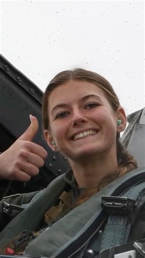 Female Fighter Jet Pilot Cadet