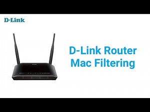 D-Link Router Mac Filtering | D'link Router | Mac filter