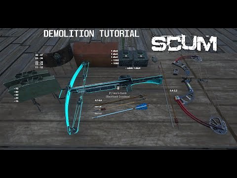 SCUM Guide, How to destroy walls - Raid prep guide