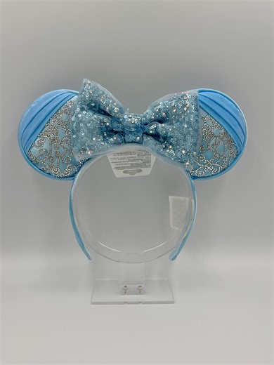 Rhinestone Cinderella Mouse Ears | Bedazzled Princess Mouse Ears | Bling Cinderella Minnie Mouse Ears - Etsy