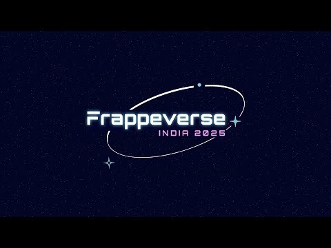 Moments from Frappeverse India 2025 | Mohammed Abukhamseen