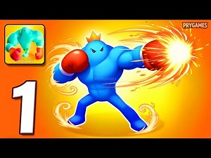Punchy Race: Run & Fight Game - Gameplay Walkthrough Part 1 - Merge Collect & Fight (Android, iOS)