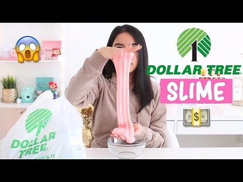 DOLLAR TREE SLIME CHALLENGE! Making Slime Using $1 Ingredients!