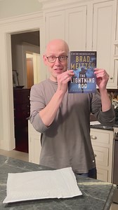 IT’S ALIVE! First copy arrived, reminding me I love the smell of books! Be a good human being and preorder The Lightning Rod here (it really helps authors): https://bradmeltzer.com/Books/The-Lightning-Rod | Brad Meltzer