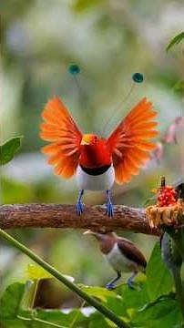 The King Bird-of-Paradise: Nature’s Crimson Jewel