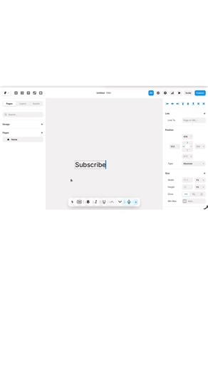 How to add text in Framer