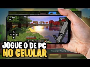 COMO JOGAR MINECRAFT JAVA *DE PC* NO CELULAR! SUPER FACIL ✅