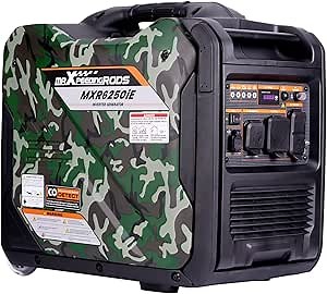 MaXpeedingrods 5500W Inverter Generator,Gas Powered, 86lbs, Electric Start, EPA Compliant, for Mobile Home Yard Garage Woodwork,Wheel & Handle Kit,RV Ready