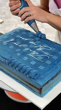 Watch me make a modern sheet cake