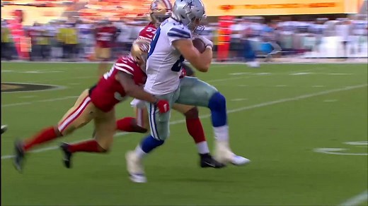 Blake Jarwin darts past defenders for 33-yard catch and run