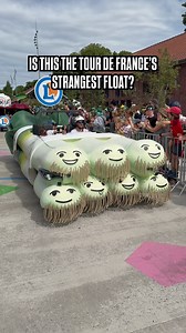 13K views · 932 reactions | Behold Leclerc’s leek float - perhaps the strangest vehicle in the Tour de France’s publicity caravan  | Cycling Weekly | Facebook