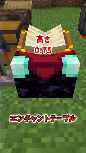 【マイクラ】高さ1未満の代表的なブロックを並べてみた #minecraft #マイクラ #マインクラフト