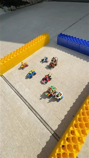 I raced LEGO MARIO KARTS…