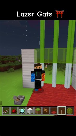 Minecraft lazer Door amazing Build #mixtape #shorts #minecraftbuilding #minecraft