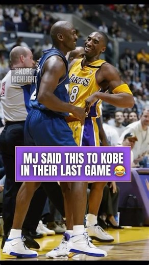 Michael really said this to Kobe in their final game 😂