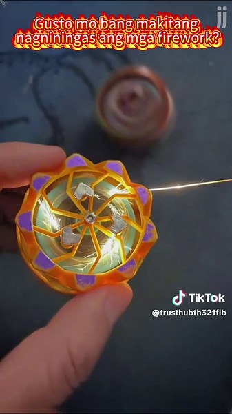 Exciting New Fireworks Gyro with Fiery Lights