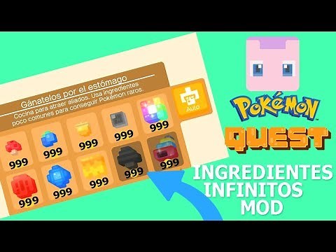 Pokémon Quest - Infinite ingredients, cast stones, golden pot at the start