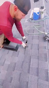 installing turtle vent https://linktr.ee/tarmasterroofingstore #ruferos #roofer #roofing #fyp #fast #satisfying #foryou | The Tarmaster