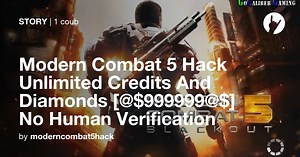 Modern Combat 5 Hack Unlimited Credits And Diamonds [@$999999@$] No Human Verification - Coub