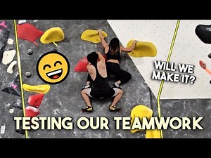 Partner Climbing Challenge with My Girlfriend 🧗‍♀️