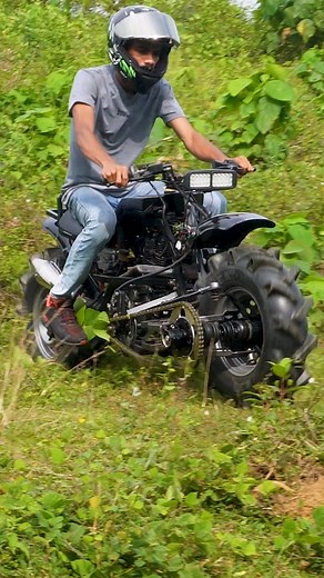 Another quick test ride on my fully custom 2WD motorcycle. Front and rear wheels pull together, making off-road riding so much fun. Built in my own garage—from frame to drive system. Follow for more custom builds and off-road adventures! #2WDbike #CustomBuild #HomemadeBike #OffRoadRide #DualWheelDrive #BikeEngineering #GarageBuild #TrailRiding #BikeFabrication #HandmadeMachine #OffRoadAdventure #CustomMotorcycle #BuildNotBought #MakerCommunity #AdventureBike | Adventure Builders | Facebook