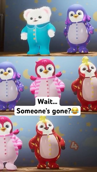 There were five and now there's four...