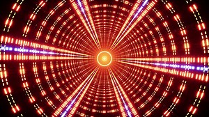 Orange Light Lamp Tunnel VJ Loop