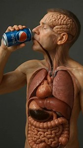 What happens when you drink Pepsi can inside human body?😱😱🤮🤮#fyp #healthfood #healyourself | Science craft